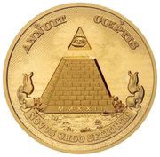 250 Dollars - Charles III Eye of Providence, Niue, 2022 reverse image