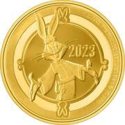 250 Dollars - Elizabeth II Posthumous; Year of the Rabbit: Bugs Bunny, Niue, 2023 reverse image