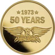 250 Dollars - Charles III Aerosmith, Niue, 2023 reverse image