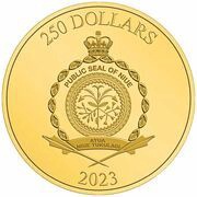250 Dollars - Charles III Roaring Lion obverse image
