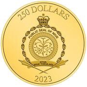 250 Dollars - Charles III Captain America obverse image