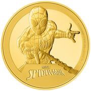 250 Dollars - Charles III Spider-Man, Niue, 2023 reverse image