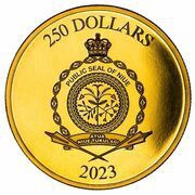 250 Dollars - Charles III Tree of Life obverse image