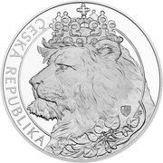 400 Dollars - Elizabeth II Czech Lion, Niue, 2021 reverse image