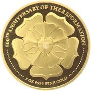 500 Dollars - Elizabeth II Reformation, Niue, 2017 reverse image