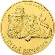 500 Dollars - Elizabeth II Czech Lion, Niue, 2018 reverse image
