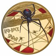 500 Dollars - Elizabeth II Red-back Spider, Niue, 2020 reverse image