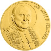 500 Dollars - Elizabeth II John Paul II, Niue, 2020 reverse image