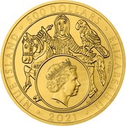500 Dollars - Elizabeth II Svatopluk I of Moravia obverse image