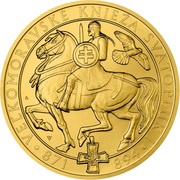 500 Dollars - Elizabeth II Svatopluk I of Moravia, Niue, 2021 reverse image