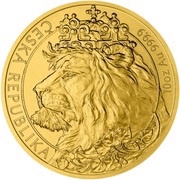 500 Dollars - Elizabeth II Czech Lion, Niue, 2021 reverse image