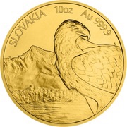 500 Dollars - Elizabeth II Golden Eagle, Niue, 2021 reverse image