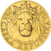 500 Dollars - Elizabeth II Czech Lion, Niue, 2022 reverse image