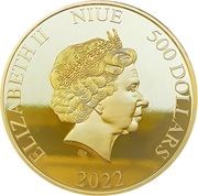 500 Dollars - Elizabeth II Hawksbill Turtle obverse image