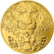 500 Dollars - Charles III Czech Lion, Niue, 2023 reverse image