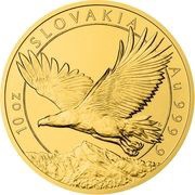 500 Dollars - Charles III Golden Eagle, Niue, 2023 reverse image