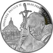 700 Dollars - Elizabeth II John Paul II, Niue, 2015 reverse image
