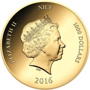 1000 Dollars - Elizabeth II Planet Earth obverse image