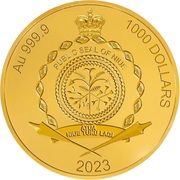 1000 Dollars - Charles III Fernando Hierro obverse image