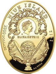 2000 Dollars - Elizabeth II Coronation Egg obverse image