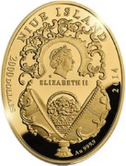 2000 Dollars - Elizabeth II Moscow Kremlin Egg obverse image
