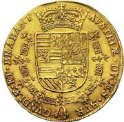 2 Sovereigns - Albert and Isabella, Belgium, 1612-1620 reverse image