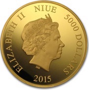 5000 Dollars - Elizabeth II Steamboat Willie obverse image