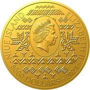 8000 Dollars - Elizabeth II Golden Eagle obverse image