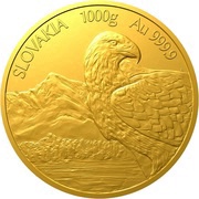 8000 Dollars - Elizabeth II Golden Eagle, Niue, 2021 reverse image