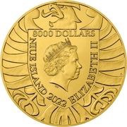 8000 Dollars - Elizabeth II Czech lion obverse image