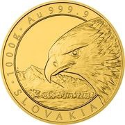 8000 Dollars - Elizabeth II Golden Eagle, Niue, 2022 reverse image