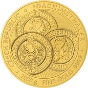 8000 Dollars - Charles III Thaler, Niue, 2022-2023 reverse image