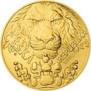 8000 Dollars - Charles III Czech Lion, Niue, 2023 reverse image