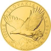 8000 Dollars - Charles III Golden Eagle, Niue, 2023 reverse image