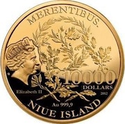 10 000 Dollars - Elizabeth II Bene Merentibus obverse image