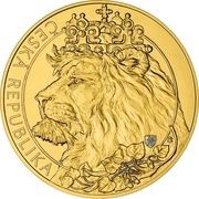 80 000 Dollars - Elizabeth II Czech Lion, Niue, 2021 reverse image
