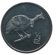 ½ Chon helmeted guineafowl reverse image