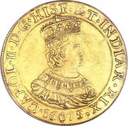 2 Sovereigns - Charles II First Bust obverse image