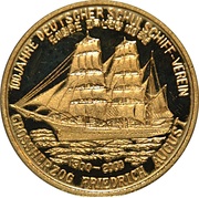 1 Won Grossherzog Friedrich August, North Korea, 2000 reverse image