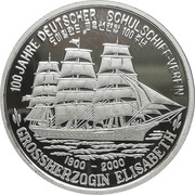 1 Won Grosseherzogin Elizabeth, North Korea, 2000 reverse image