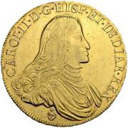 Gold Ducaton / 8 Sovereigns - Charles II obverse image