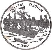 7 Won Steamship Helena Sloman, North Korea, 2003 reverse image