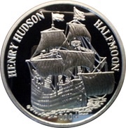 7 Won Henry Hudson Halfmoon, North Korea, 2004 reverse image