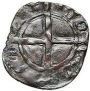 Mite - John the Fearless FL type, Belgium, 1407 reverse image