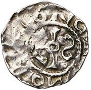 Denier - Arnulf II or Baldwin IV obverse image