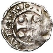Denier - Arnulf II or Baldwin IV, Belgium, 964-1036 reverse image