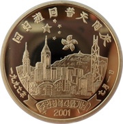20 Won Hong Kong, North Korea, 2001 reverse image