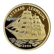 20 Won Statsraad Lehmkuhl, North Korea, 2004 reverse image
