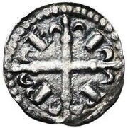 Maille - Philip I of Alsace Ieper mint, Belgium, 1168-1180 reverse image