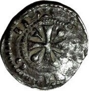 Maille - Philip I of Alsace Moneyer Simon; Arras mint, Belgium, 1168-1191 reverse image